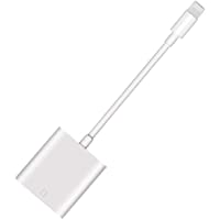 Lector de Tarjeta de Cámara Visor para Phone Pad- SD Adaptador Compatible con (iOS 9-2 o Up) i Phone 5-5S-6-6S-6 Plus-7…